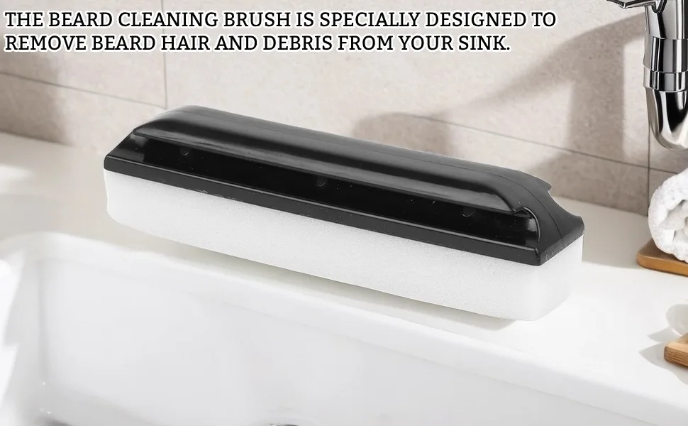 Luckdano bar cleaner for sink cleaning brush keeps your sink fresh clean whistle beard cleaner beard cleaner for home travel - product information 7