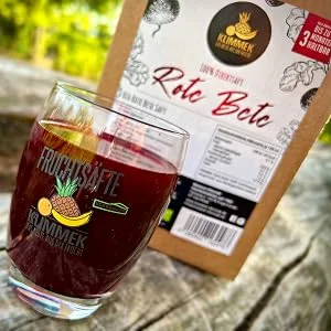 Klimmek Premium ORGANIC Beetroot Juice - 100% pure beetroot juice - 3 litre bag in box - Rote-Beete-Saft