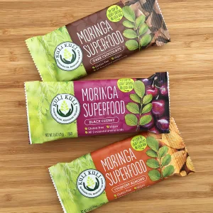 Kuli Kuli Moringa Energy Bar Dark Chocolate 12 Bars 1.6 oz (45 g) Each - product information 7