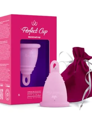 Perfect Cup menstrual cup 100% medical silicone vegan -friendly super soft and flexible 12 hours of protection reusable - m - transparent - Perfect Cup