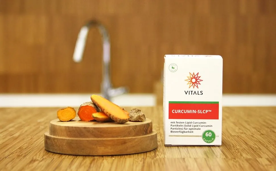 Vital Curcumin SLCP - 60 capsules vegan.With Solid Lipid Curcumin Particles (SLCP) for optimal bioavailability.For anti -inflammatory - Curcumin 60 kapseln