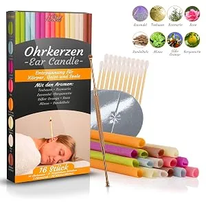 Cedelli 55 cleaning and relaxation set including 1 cleaning stick | Your ear candle set for thorough cleaning! - Das komplette Set
