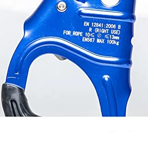 Alomejor Climbing Ascender Mountaineering Climbing Hand Ascender for 8-13MM Rope Climbing Equipment - handsteigklemme