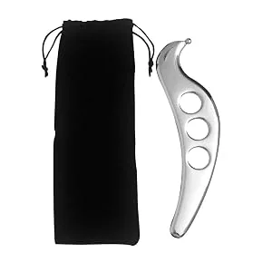 MQUPIN GUA SHA Massage tool 420 stainless steel scraper body-scrub therapy tools spa-board tools to reduce pain from the neck shoulder back muscles - product information 8