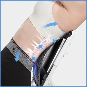 Back stretcher back trainer back stretcher back massager relaxation gift blue - rueckenmuskeltrainer