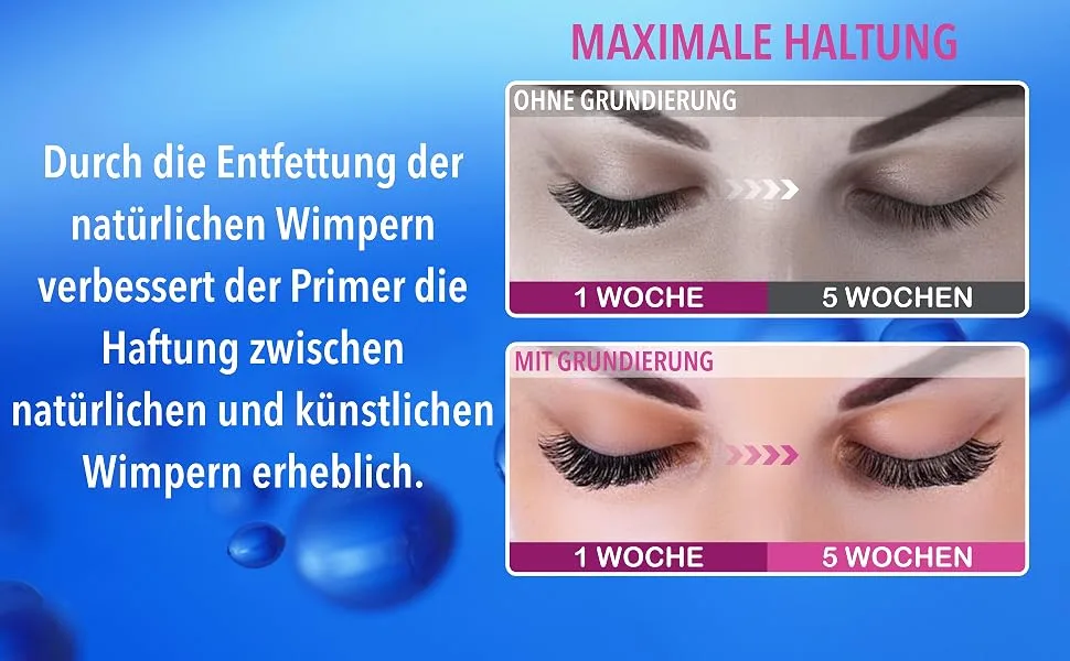 Lovely Primer for eyelash extensions without fragrances - 15ml |increased liability pretreatment for the application & adhesive agent for eyelash extensions |Ideal for sensitive skin - Haltung