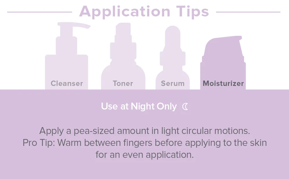 InstaNatural Retinol Moisturizer 3.4 fl oz (100 ml) - Retinol Moisturizer Application Tips