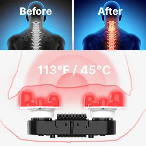 Renpho neck massage device with warmth shoulder massager electric shiatsu massage device for neck and back 3D rotation Massage adjustable speeds - product information 5