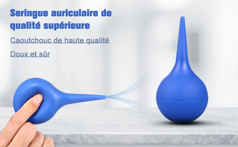 Arliey 75ml Rubber Ear Cleaning Ball for Suctioning Dust (Blue) - product information 2