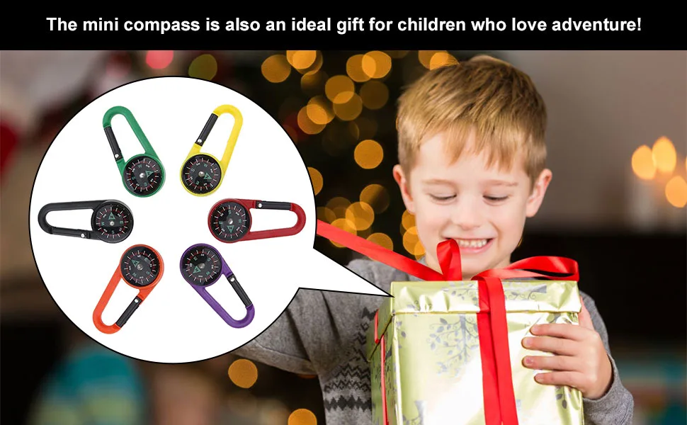 Compass with carabiner hook compass keychain mini compass compass outdoor compass children nautical compass compass small key holder with compass and carabiner compass carabiner - product information 4