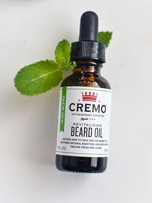 Cremo Beard Oil Wild Mint 1 fl oz (30 ml) - beard