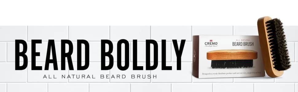 Cremo All Natural Beard Brush 1 Brush - beard