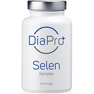DiaPro selenium complex 365 high-dose selenium tablets with 200 mcg selenium per tablet with selenium methionine and sodium selenit annual supply 100% vegan laboratory test - DiaPro Apo Selen Dose