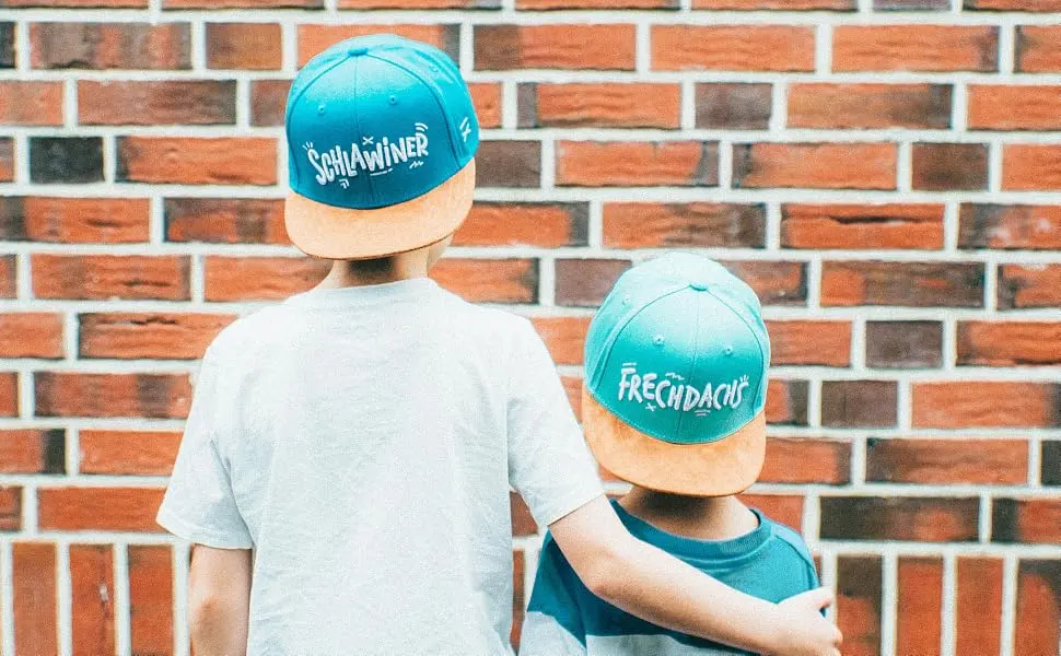 Hand and Fire Snapback Cap Kids Frechdachs One Size Mint - outdoor modelabel camping vanlife snapback kinder cap cappy kappe mütze schlawiner frechdachs
