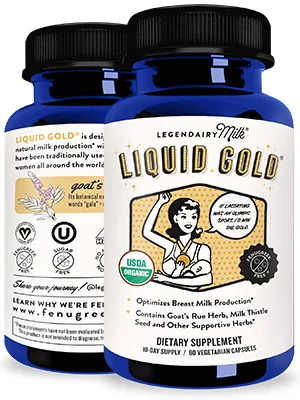 Legendairy Milk Liquid Gold 60 Vegetarian Capsules - Liquid Gold