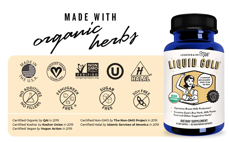 Legendairy Milk Liquid Gold 60 Vegetarian Capsules - Liquid Gold
