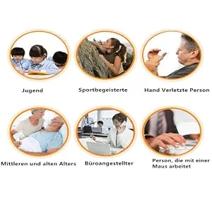 Voarge Hand therapy balls 3-Set finger wrist arthrosis training hand exercise balls hand therapy exercise balls silicone finger strengthening relieves stress (multi-colors) - product information 5