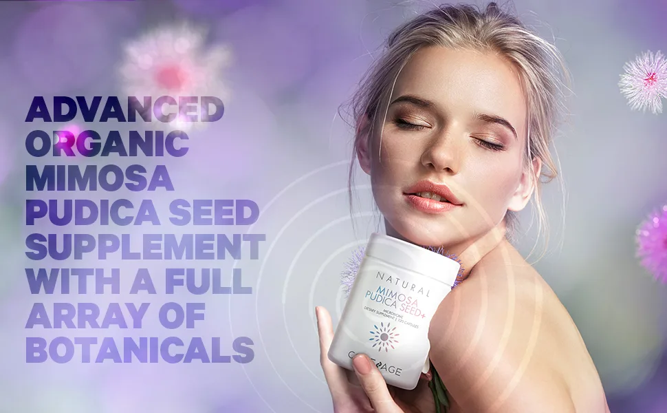 CodeAge Mimosa Pudica Seed+ 120 Capsules - Codeage - Hypoallergenic and Free-From