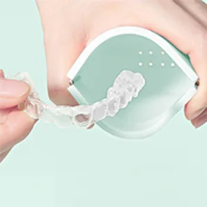 Zasjon braces made of silicone bite can spanging box prosthesis tose tooth rail box tooth rail box rail dinner braces brick box green - product information 5
