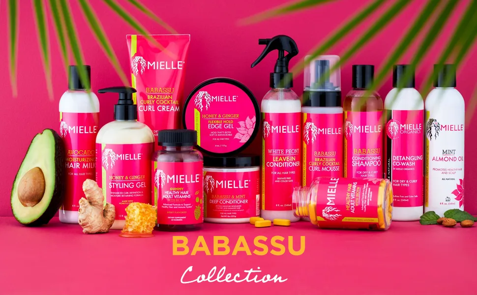 Mielle Conditioning Shampoo Babassu 8  fl oz (240 ml) - Babassu Collect Banner