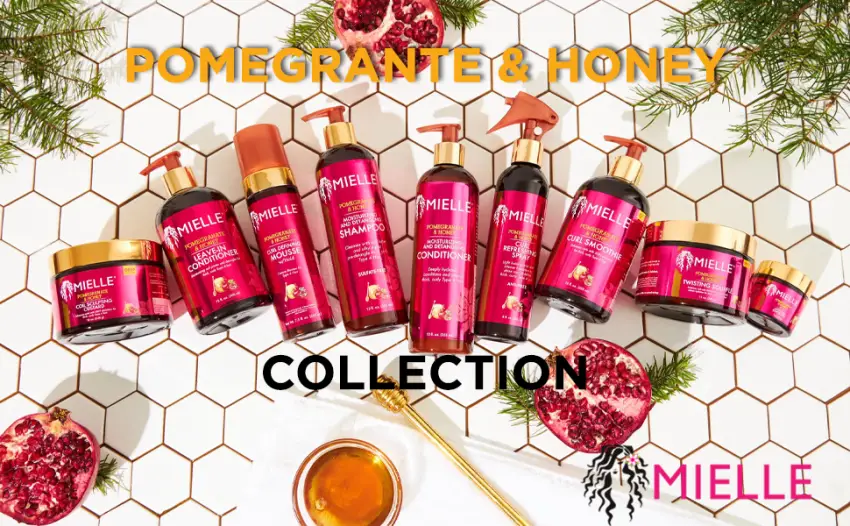 Mielle Moisturizing and Detangling Shampoo Pomegranate & Honey 12 fl oz (355 ml) - Pomegranate & Honey Banner
