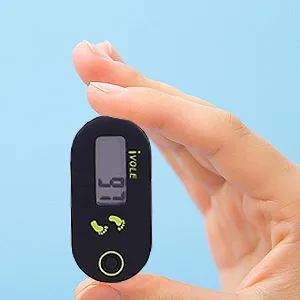 Mini pedometer 3D pedometer with a clip and converting tape simple more precise pedometer pedometer without app and cell phone pedometer for women to jog - Mini Schrittzähler