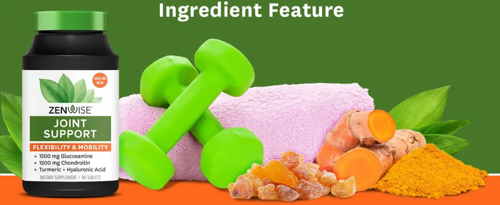 Zenwise Joint Support Supplement - 90 Tablets - ingredient feature