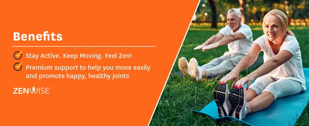 Zenwise Joint Support Supplement - 90 Tablets - stay active keep moving