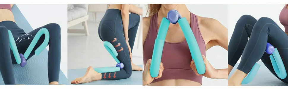 Wuudi gymnastics equipment for thighs arms buttocks abdominal muscle training arm training thigh trainer blue - product information 7