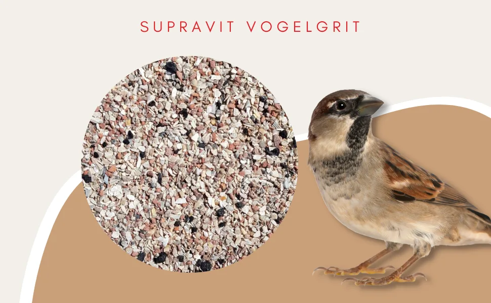 SUPRAVIT bird grit 4 kg - supplementary feed for birds - Vogelgrit A+ Modul 1