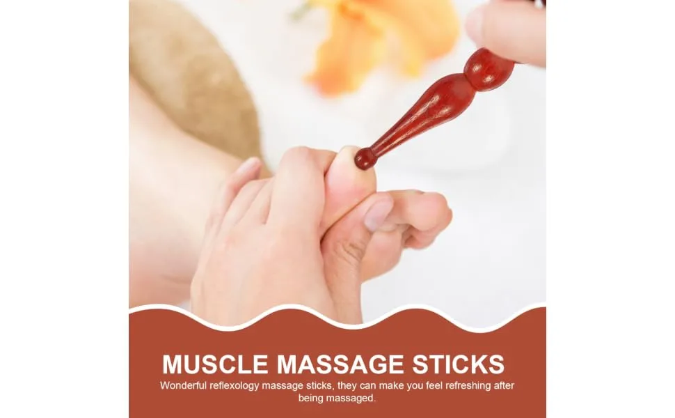 Healvian 2 pieces of trigger point massager massage tab Thai massage device foot massager trigger point massager trigger scooter massage tools for relaxation of foot shoulder leg - product information 2