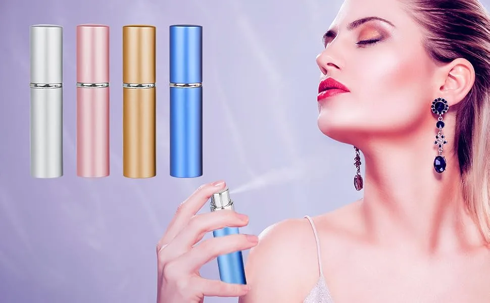 SwirlColor Perfume Atomizer Refillable 6ml Empty Perfume Atomizer Portable Mini Perfume Atomizer for On the Go 6 Pieces - Parfümzerstäuber