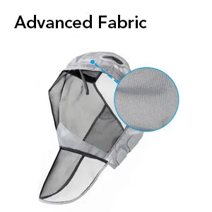 Harrison Howard CareMaster Fly Mask UV Protection without Ears with Nose Protection Silver/Black Thoroughbred (M) Cob (M) Silver/Black - product information 7
