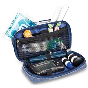 EB DIABETIC'S Diabetic Bag (Various Colours) (blue-bitone) Blue Bitone - EB ELITE BAGS DIABETIC