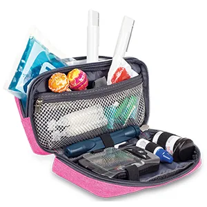 EB DIABETIC'S Diabetic Bag (Various Colours) (pink-bitone) Pink Bitone - EB ELITE BAGS DIABETIC