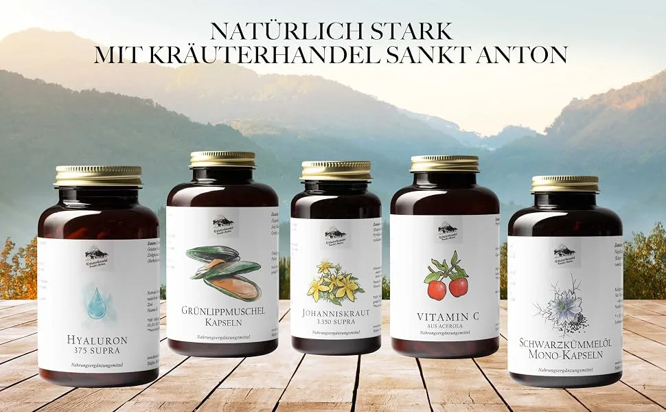 KR UTERHANDEL SANKT ANTON - 300 MSM capsules - 1400 mg MSM daily dose - High dosage - Vitamin C - German premium quality - product information 7