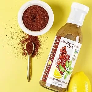 Lemonette Gourmet Lemon Dressing Mediterranean Herb 12 fl oz (354.9 ml) - product information 2