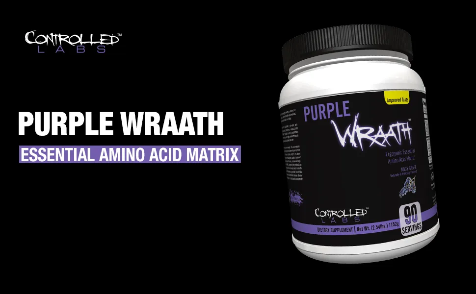 Controlled Labs Purple Wraath Purple Lemonade 13.5 oz (384 g) - PURPLE WRAATH