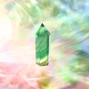 Healing crystal sticks pointed faceted prism sticks for Reiki Chakra Meditation Therapy Decoration Tiger's Eye - Bacchetta fluorite verde