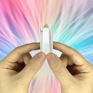 Healing crystal sticks pointed faceted prism sticks for Reiki Chakra Meditation Therapy Decoration Amethyst - Bacchetta di quarzo trasparente