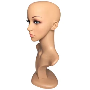 Female training head for hairdressing also suitable as a model head for wigs glasses hat - product information 5