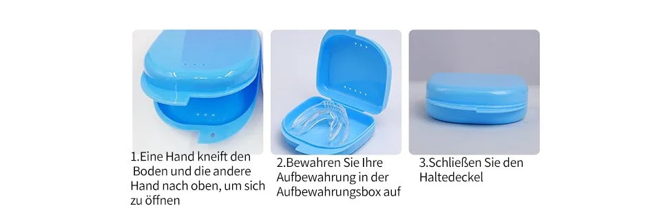 Dents braces box dentist dinner dento denture cup prosthetic box prosthesis box bite can braces for loose braces - product information 3