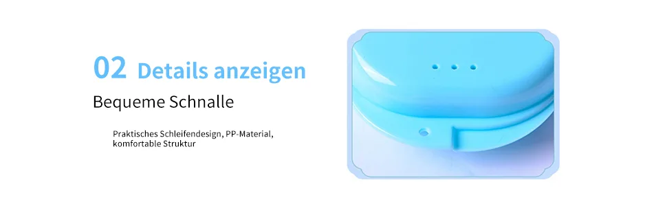 Dents braces box dentist dinner dento denture cup prosthetic box prosthesis box bite can braces for loose braces - product information 5