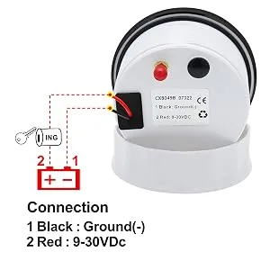 85mm digital speed knife GPS speedometer speed measuring device Kilometer meter waterproof IP67 speedometer measuring device for auto boot yacht 12v/24v black - 85mm GPS Speedometer