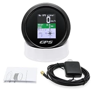 85mm digital speed knife GPS speedometer speed measuring device Kilometer meter waterproof IP67 speedometer measuring device for auto boot yacht 12v/24v black - 85mm GPS Speedometer