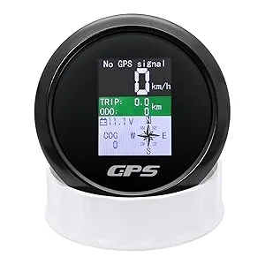 85mm digital speed knife GPS speedometer speed measuring device Kilometer meter waterproof IP67 speedometer measuring device for auto boot yacht 12v/24v black - 85mm GPS Speedometer