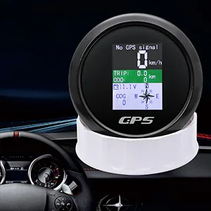 85mm digital speed knife GPS speedometer speed measuring device Kilometer meter waterproof IP67 speedometer measuring device for auto boot yacht 12v/24v black - 85mm GPS Speedometer