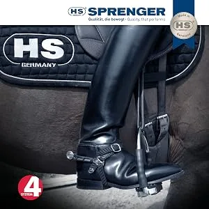 Sprenger Fillis stirrups 120 mm step width I stirrup with colored insert stainless steel 2 pieces white - Steigbügel