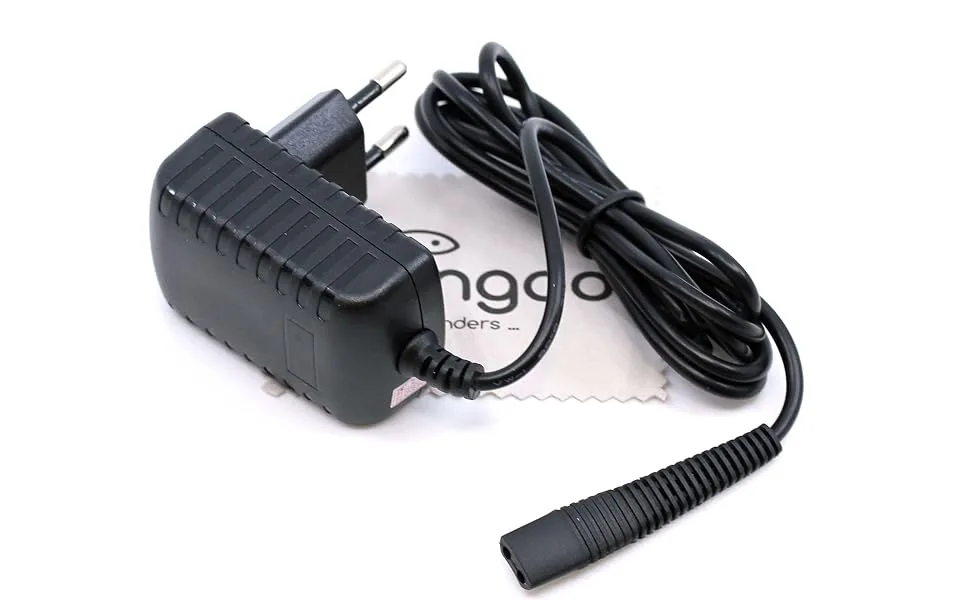 Charger suitable for brown 360 Flex Series 7 / Activator / Cooltec CT2S CT3CC CT4CC CT5CC CT6CC (replaced 81741500) Razor with Mungoo display cleaning cloth - 818019