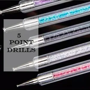 Anself Nail Art Brush Set for Drawing Designs on Nails Suitable for Acrylic Nails with Nylon Fibers for Manicure - product information 5